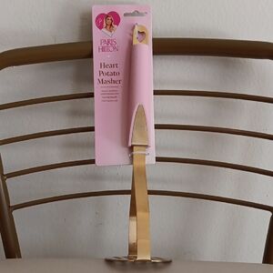 Paris Hilton Pink and Gold Heart Masher